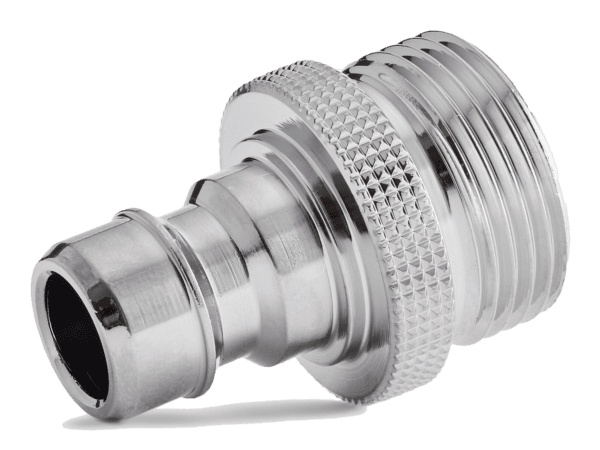 NITO LL 1/2" Nippel m. 3/4" udv. RG og ventil